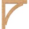Ekena Millwork Thorton Block Smooth Bracket w/ Offset Brace, Western Red Cedar, 7 1/2"W x 42"D x 48"H BKT0806X42X48THR05SWR - alternate 4